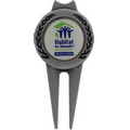 Tour Magnetic Ball Marker/ Divot Tool in Velvet Pouch